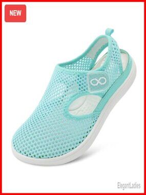 Womens Closed Toe Flat Sandals Breathable Mesh Barefoot Zero Drop Casual